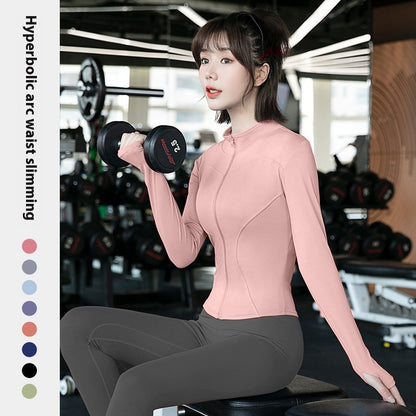 Slimming Fitness Running Top Coat