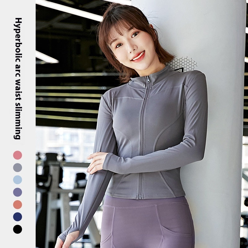 Slimming Fitness Running Top Coat