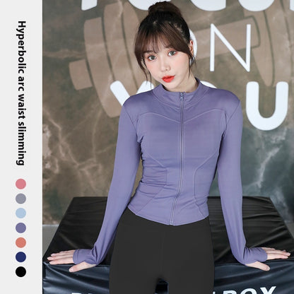 Slimming Fitness Running Top Coat
