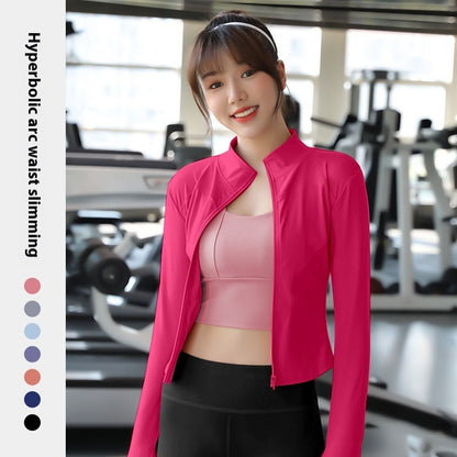 Slimming Fitness Running Top Coat