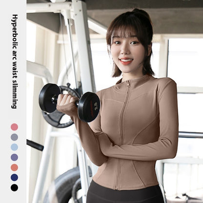 Slimming Fitness Running Top Coat