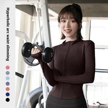 Slimming Fitness Running Top Coat