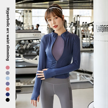 Slimming Fitness Running Top Coat